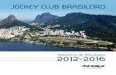 Relatório Jockey Club Brasileiro 2012-2016