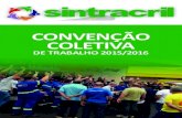 Convenção Coletiva de Trabalho 2015-2016 - SINTRACRIL