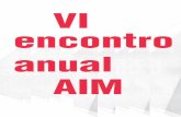 Programa e Livros de Resumos do VI Encontro Anual da AIM