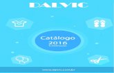 Catálogo dalvic 2016 sublimação