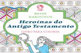 Betsy Karounos ● Heroínas do Antigo Testamento :: Livro para Colorir [algumas páginas]