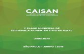 1º Plano Municipal de Segurança Alimentar e Nutricional de São Paulo