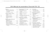 2014 Manual do proprietário Chevrolet S10 M