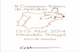 2014 Congresso Ibérico Apicultura Resumos.indd
