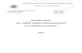 OEA » Comité Jurídico Interamericano (CJI) » Informe Anual