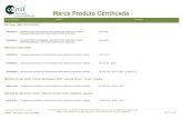 Empresas com produtos certificados: Marca Produto Certificado