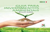 Guia para Investimentos Ambientais Brasil-Itália