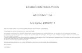 EXERCÍCIOS RESOLVIDOS - AXONOMETRIA - Ano lectivo 2010 ...