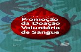 Manual de orientações para promoção da doação voluntária de ...