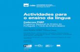 Actividades para o ensino da língua