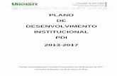 PLANO DE DESENVOLVIMENTO INSTITUCIONAL PDI 2013-2017