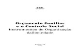 Orçamento familiar e o Controle Social Instrumentos de ...