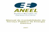 Manual de Contabilidade do Serviço Público de Energia Elétrica
