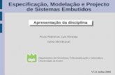 Especificação, Modelação e Projecto de Sistemas Embutidos