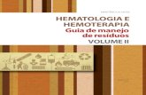 Hematologia e Hemoterapia: Guia de manejo de resíduos