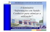 I Seminário Informaçao - VIGIAGUA
