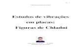Estudos de vibrações em placas: Figuras de Chladni