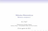 Métodos Matemáticos - Números complexos I