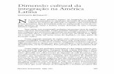 Dimensão cultural da integração na América Latina
