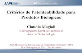 Critérios de Patenteabilidade para Produtos Biológicos