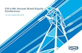 9th Annual Brazil Equity Conference SP 29/06/2016