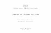Questões e conteúdos do IFCE 2016 [Cargo Bibliotecário-Documentalista]