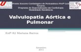 Valvulopatia Aórtica e Pulmonar