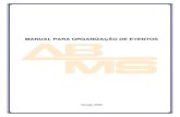 Manual para Organização de Eventos ABMS