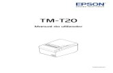 Manual da impressora não fiscal térmica EPSON TM-T20