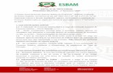 EDITAL Nº 06- CEPS/ ESBAM PROCESSO SELETIVO – 1º ...