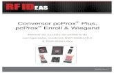 Conversor pcProx Plus, pcProx Enroll & Wiegand