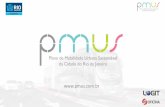 PMUS - Documento 1 - Os Planos de Mobilidade Urbana Sustentável