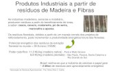 Produtos Industriais a partir de resíduos de Madeira e Fibras