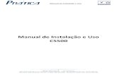 Manual de Instalação e Uso CS500