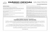 MUNICÍPIOS DIÁRIO OFICIAL