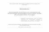 Relatório Participação Brasileira na Campanha de Arqueologia ...