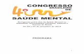 programação geral do 4º congresso brasileiro de saúde mental
