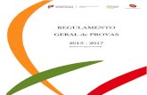 Regulamento Geral de Provas 2013-2017