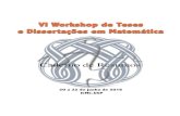 VI Workshop de Teses e Dissertações em Matemática