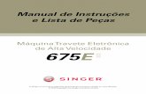 Singer 675E Travete Eletrônica | Manual de Instruções e Lista de ...