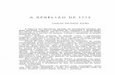 A REBELIÃO DE 1713