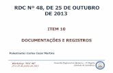 Apresentação CRQ - Documentação e registros