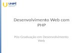 Pós Graduação Unipê - Desenvolvimento Web com PHP - Aula 3