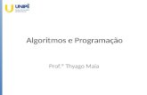 Algoritmos e Programação - 2016.2 - Aula 21