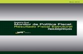 Monitor de Política Fiscal - Resultado Fiscal Estrutural