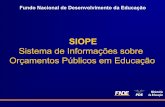 Fundo Nacional de Desenvolvimento da Educação -SIOPE (Sistema ...