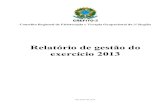 Relatório de gestão do exercício 2013