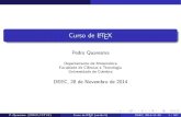 Curso de LATEX Pedro Quaresma