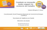 Combate ao mosquito Aedes aegypti no ambiente de trabalho