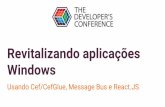 TDC2016POA | Trilha Arquetetura -  Revitalizando aplicações desktop usando CefGlue, MessageBus e React.js